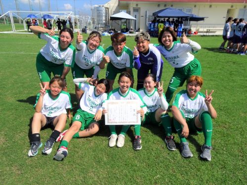 女子サッカー部「沖工電杯OFA第57回沖縄県サッカー祭り」で3位入賞！
